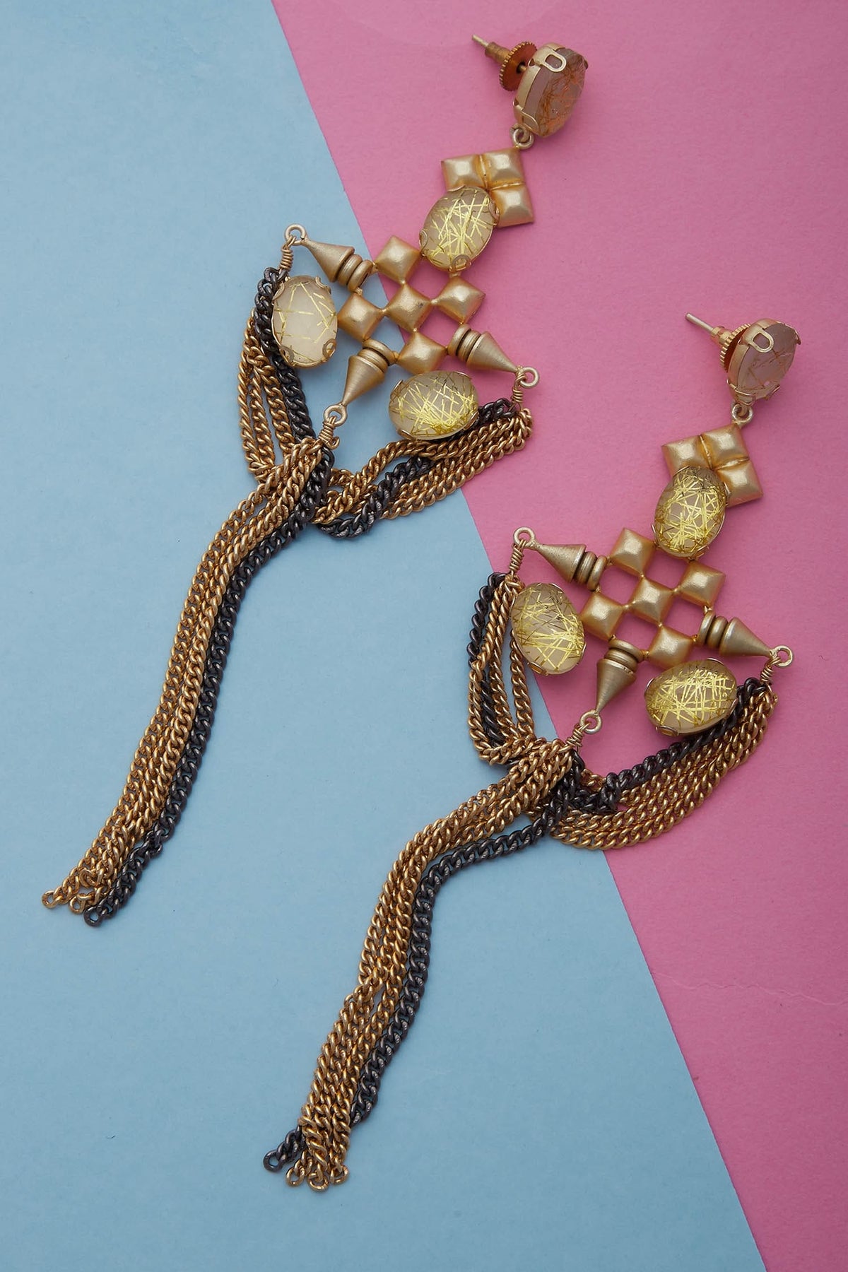 Stone earrings 