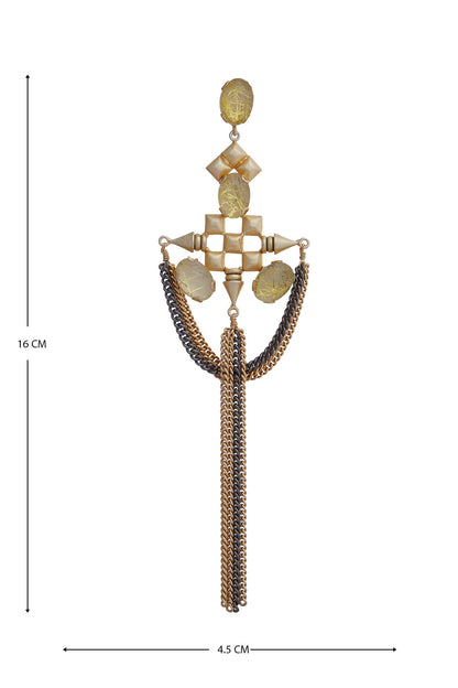 Stone earrings 
