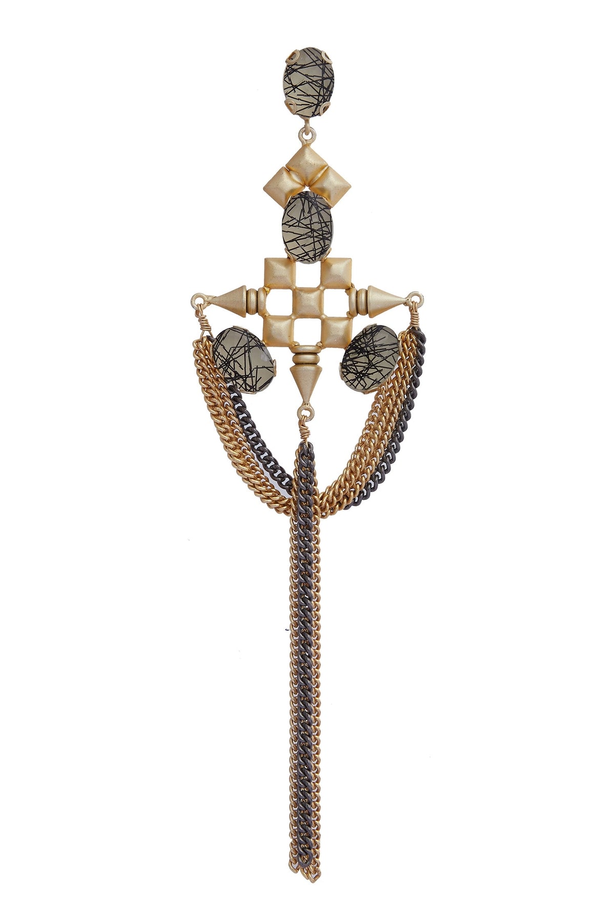 Stone earrings 