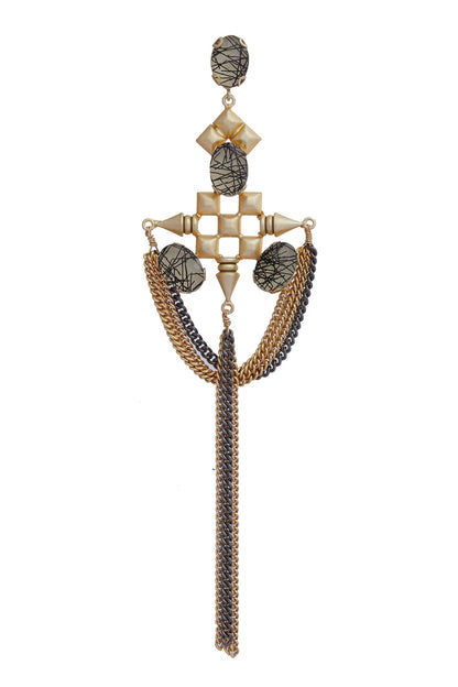 Stone earrings 