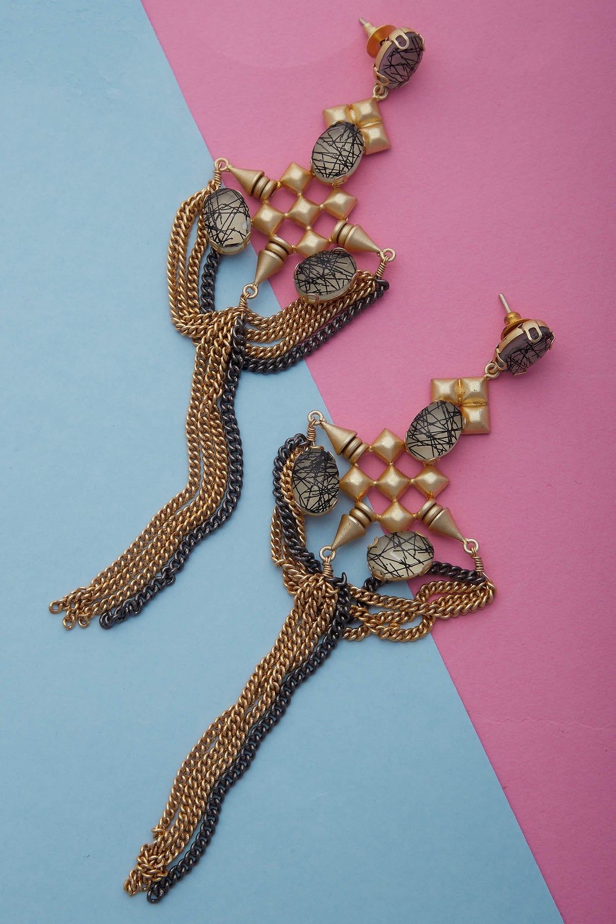 Stone earrings 