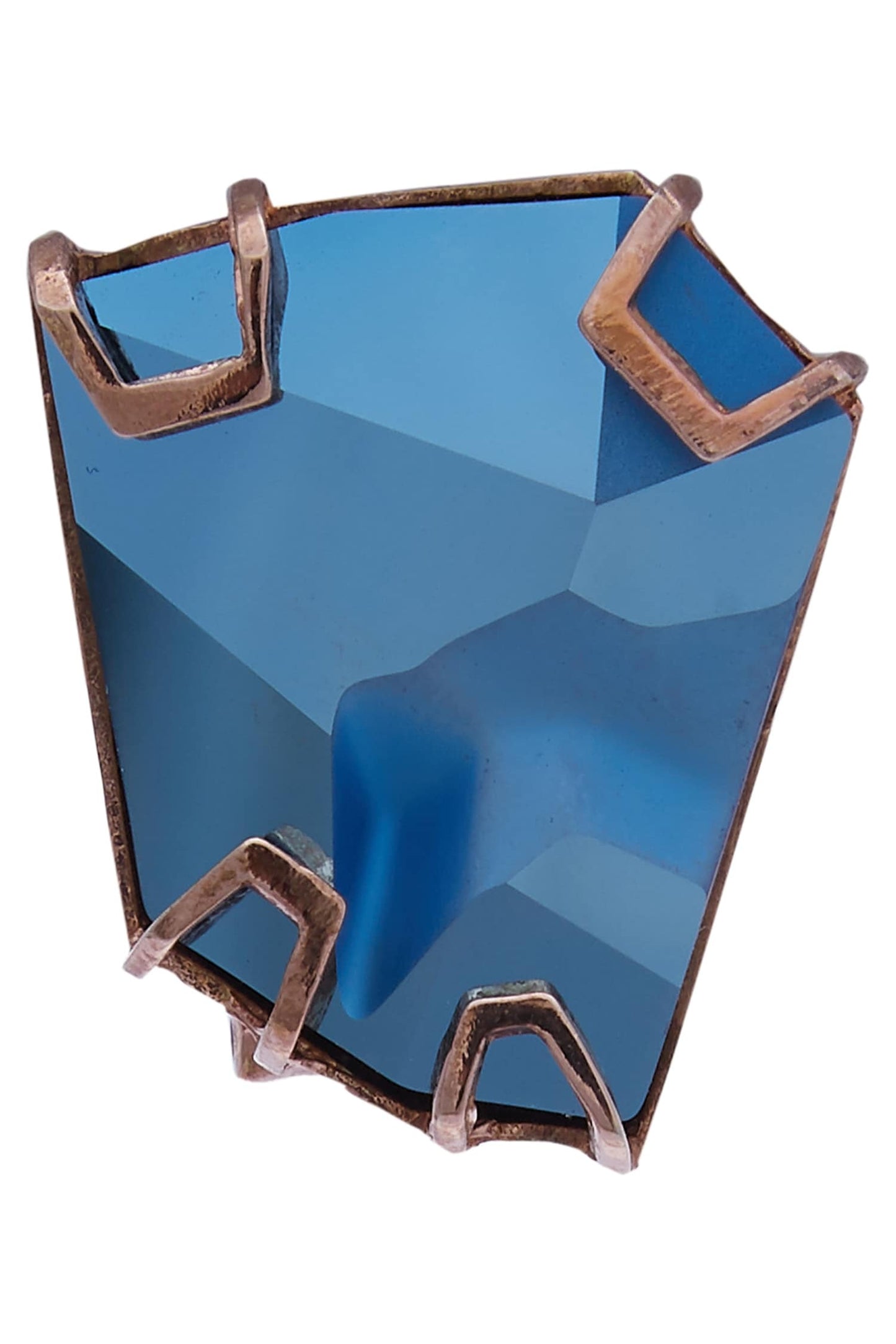 Geometric Crystal Stud Earrings 