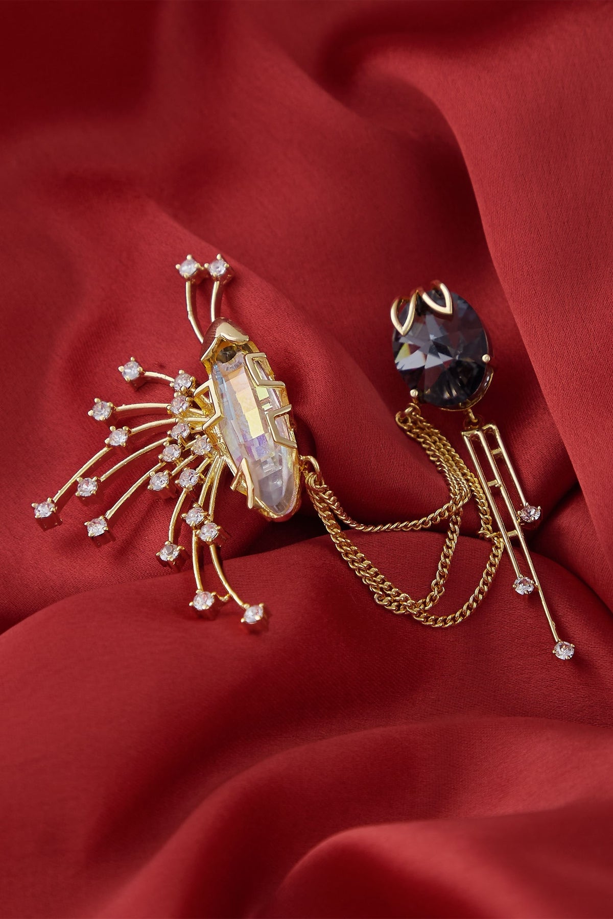 Crystal Brooch 