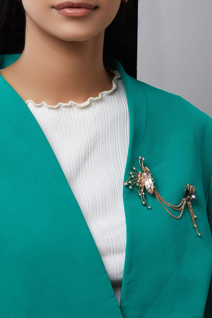 Crystal Brooch 
