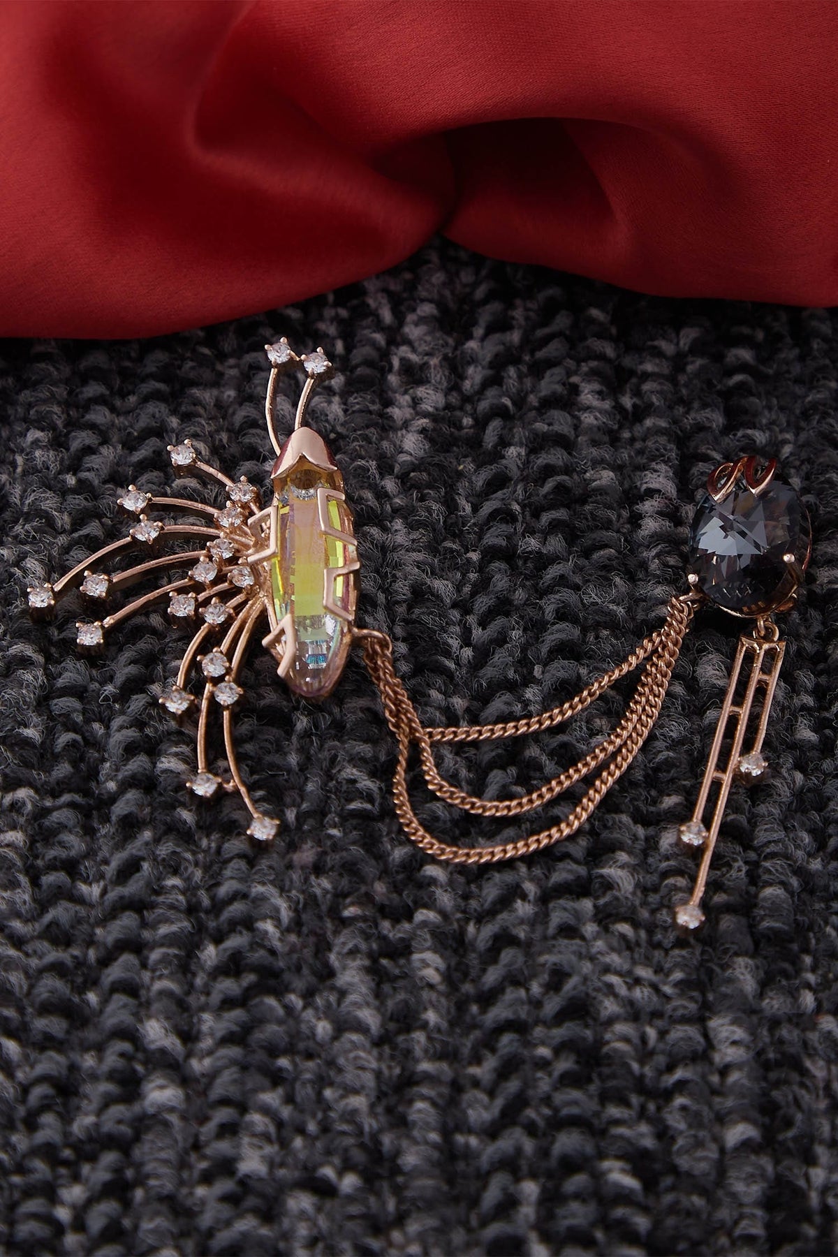 Crystal Brooch 