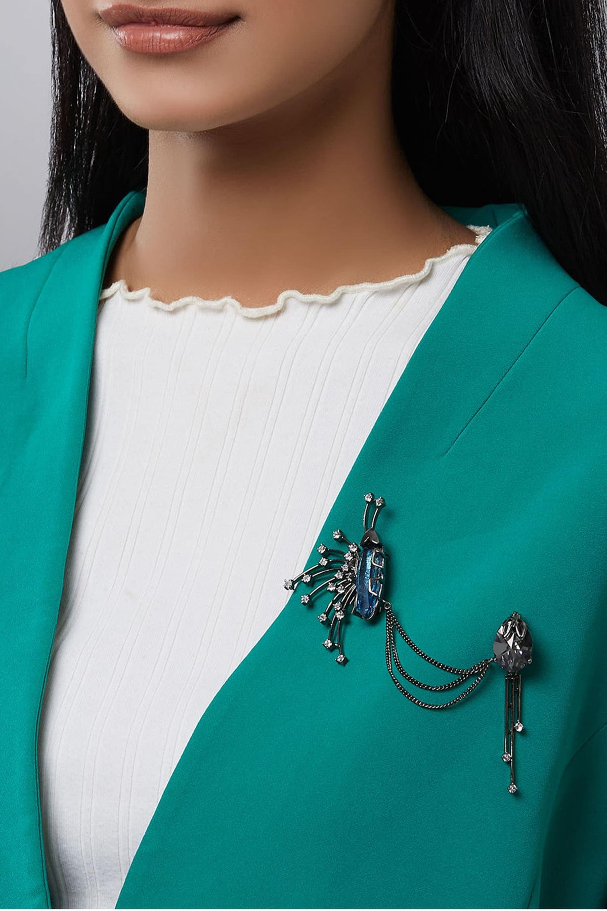 Crystal Brooch 