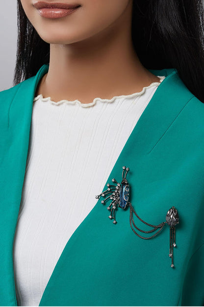 Crystal Brooch 