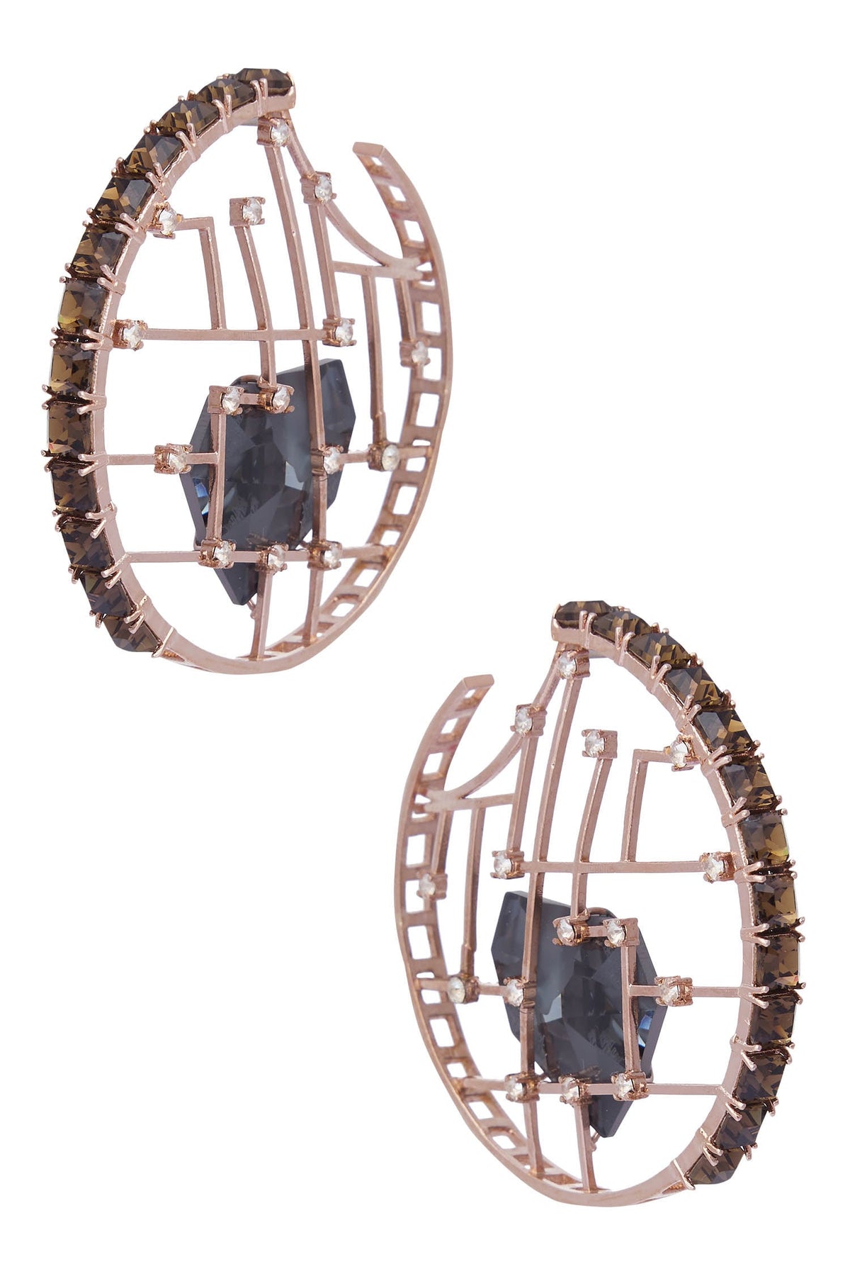 Crystal Hoops 