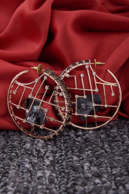 Crystal Hoops 