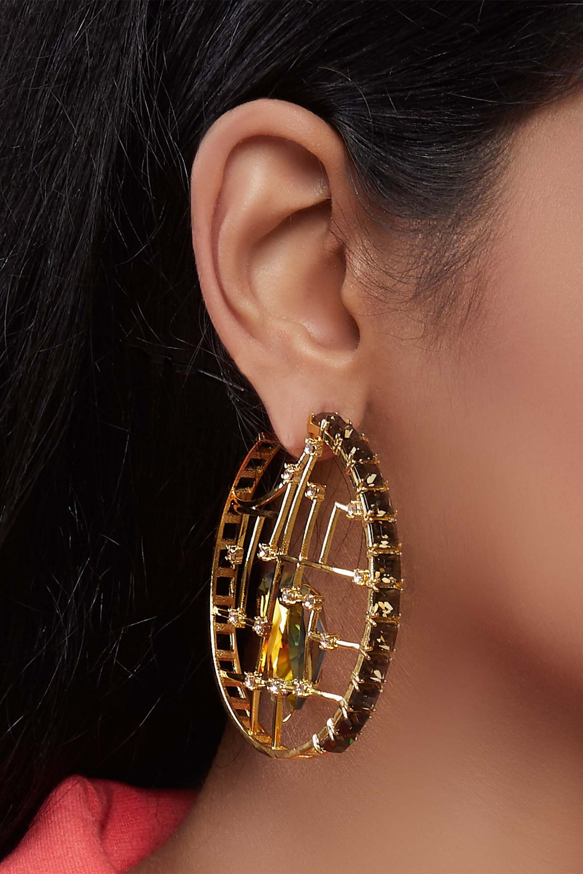Crystal Hoops 