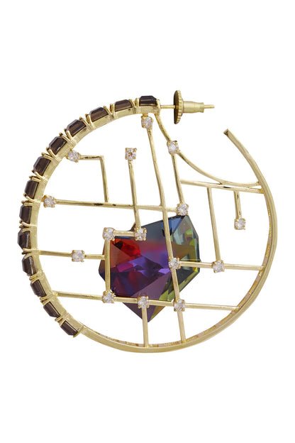 Crystal Hoops 