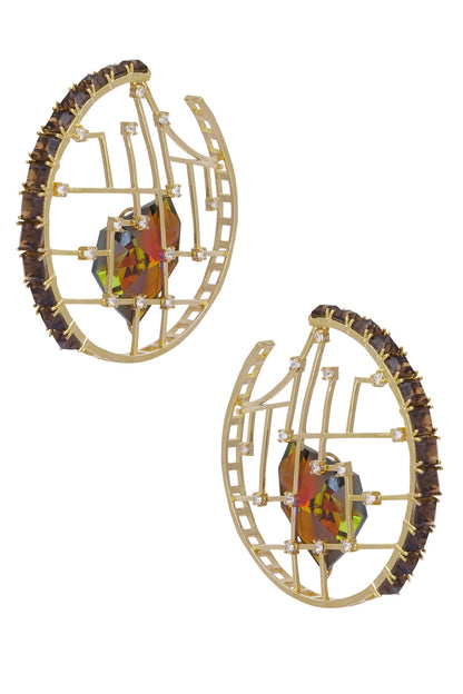 Crystal Hoops 