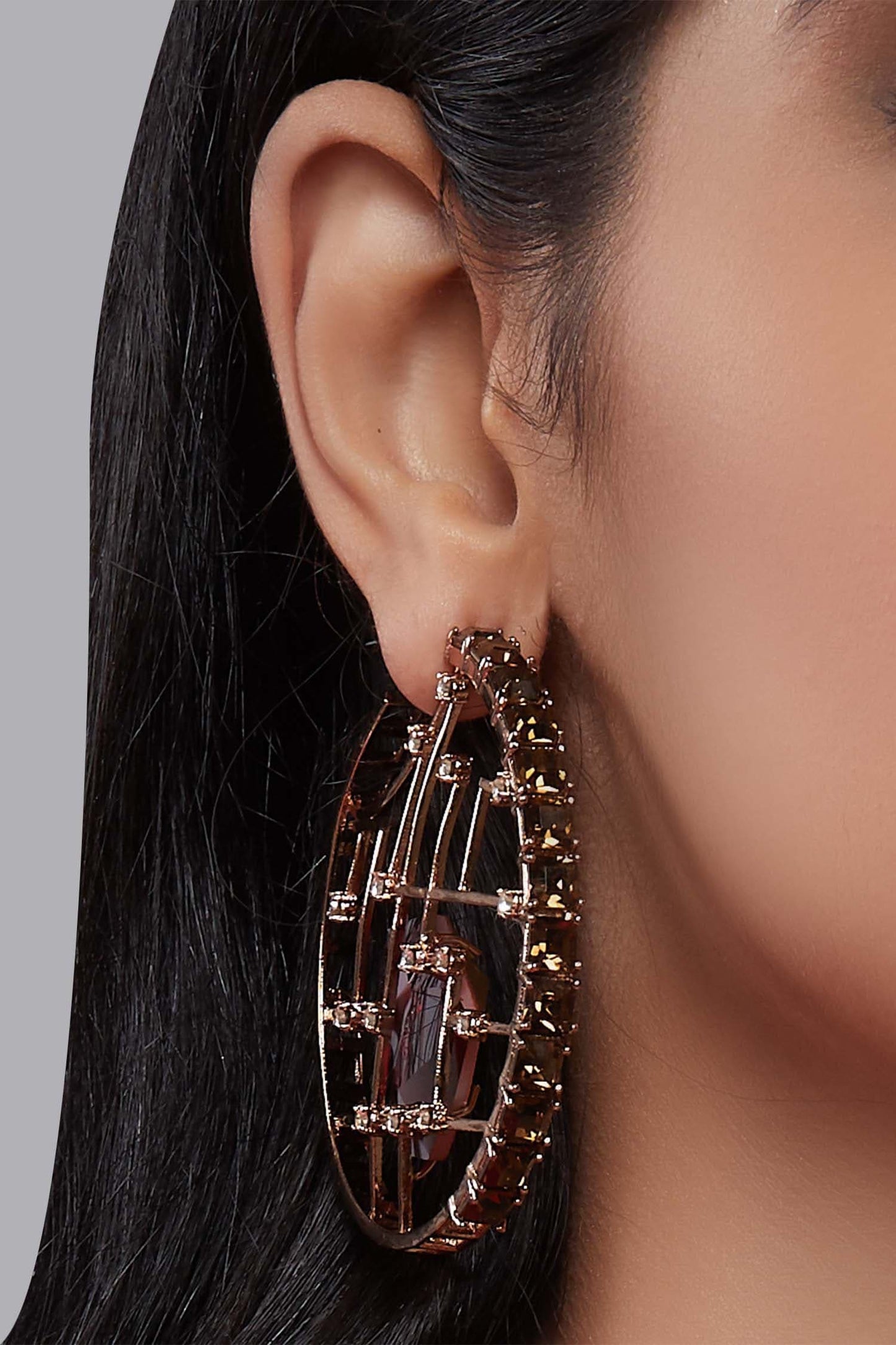 Crystal Hoops 
