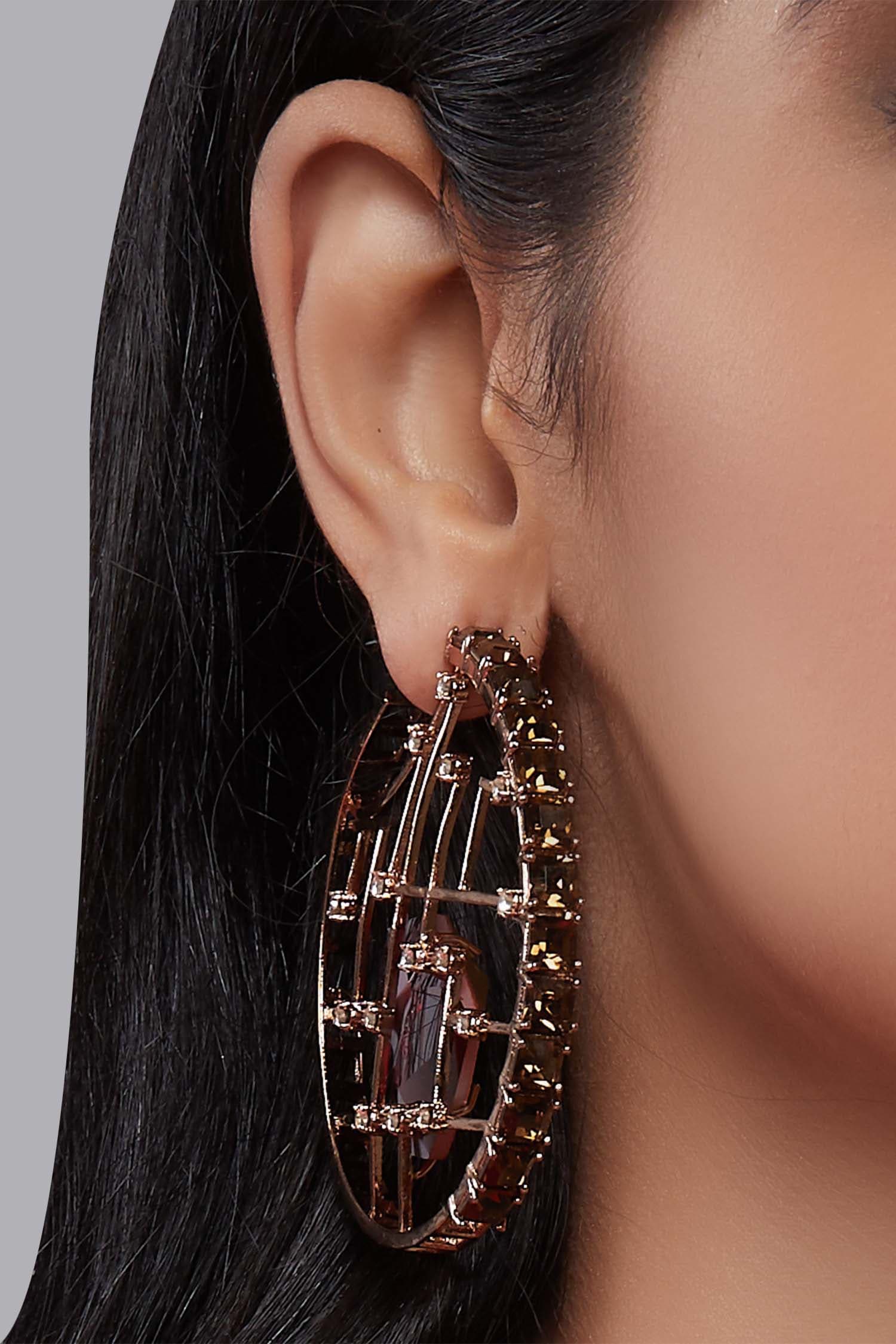 Crystal Hoops 