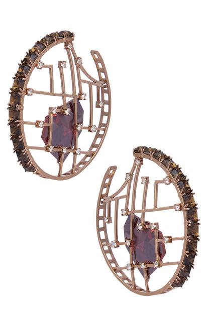 Crystal Hoops 