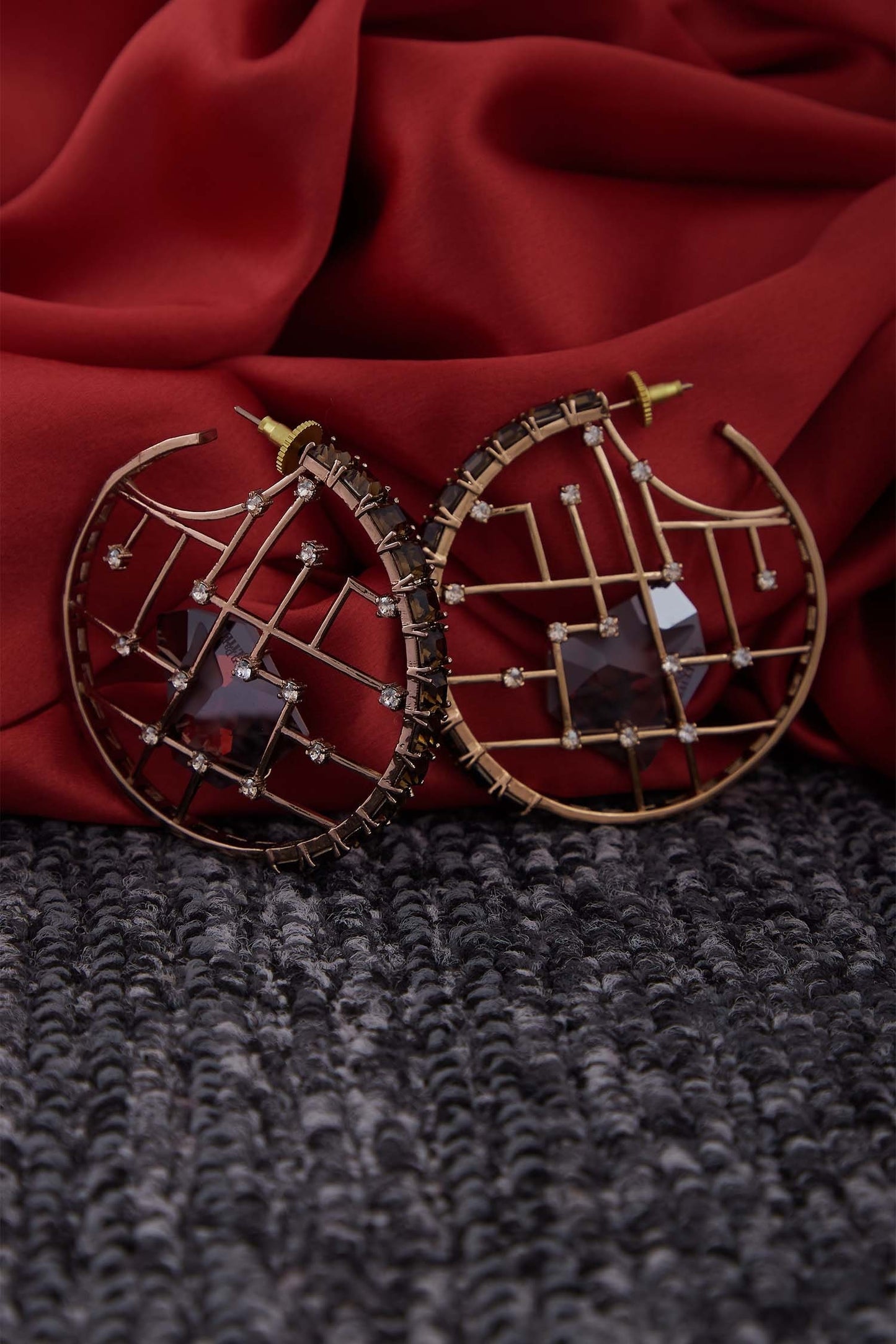 Crystal Hoops 