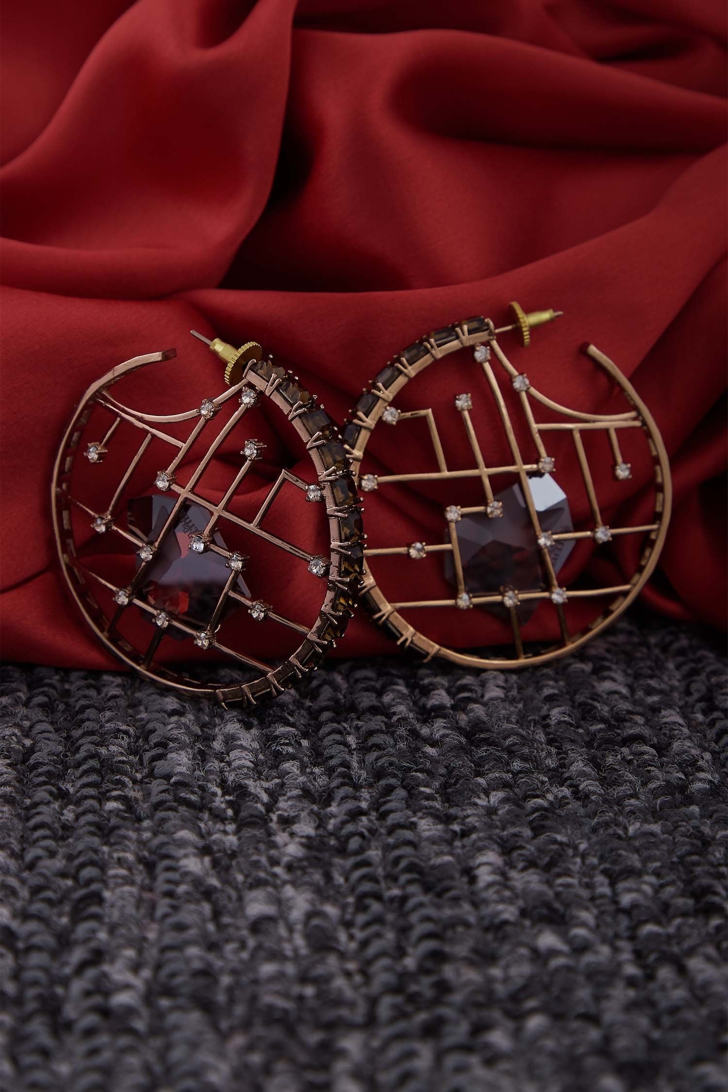Crystal Hoops 