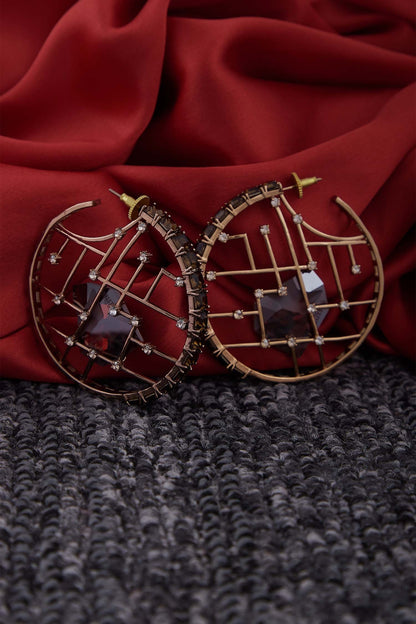 Crystal Hoops 
