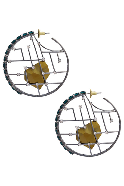 Crystal Hoops 