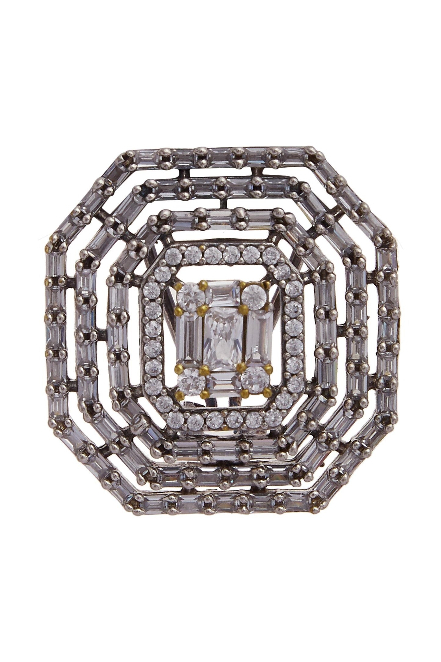 Geometric Crystal Studs 