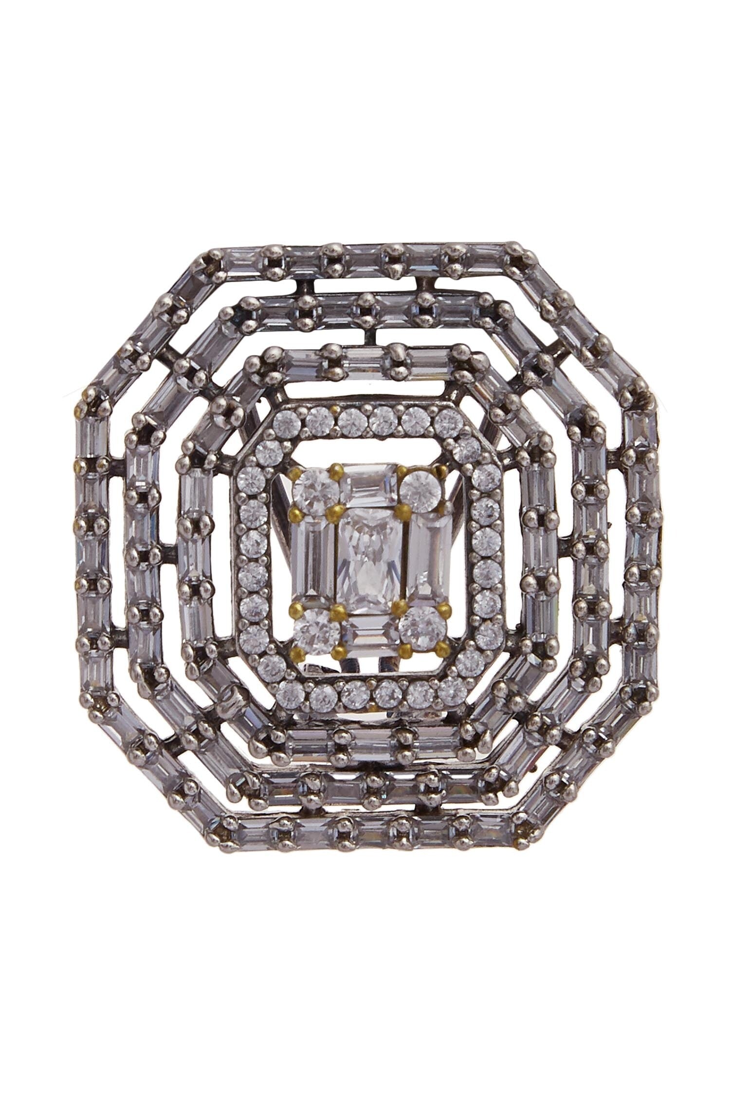 Geometric Crystal Studs 