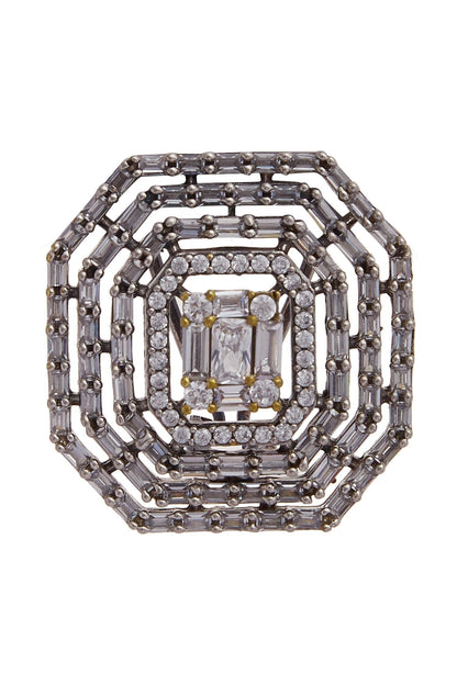 Geometric Crystal Studs 