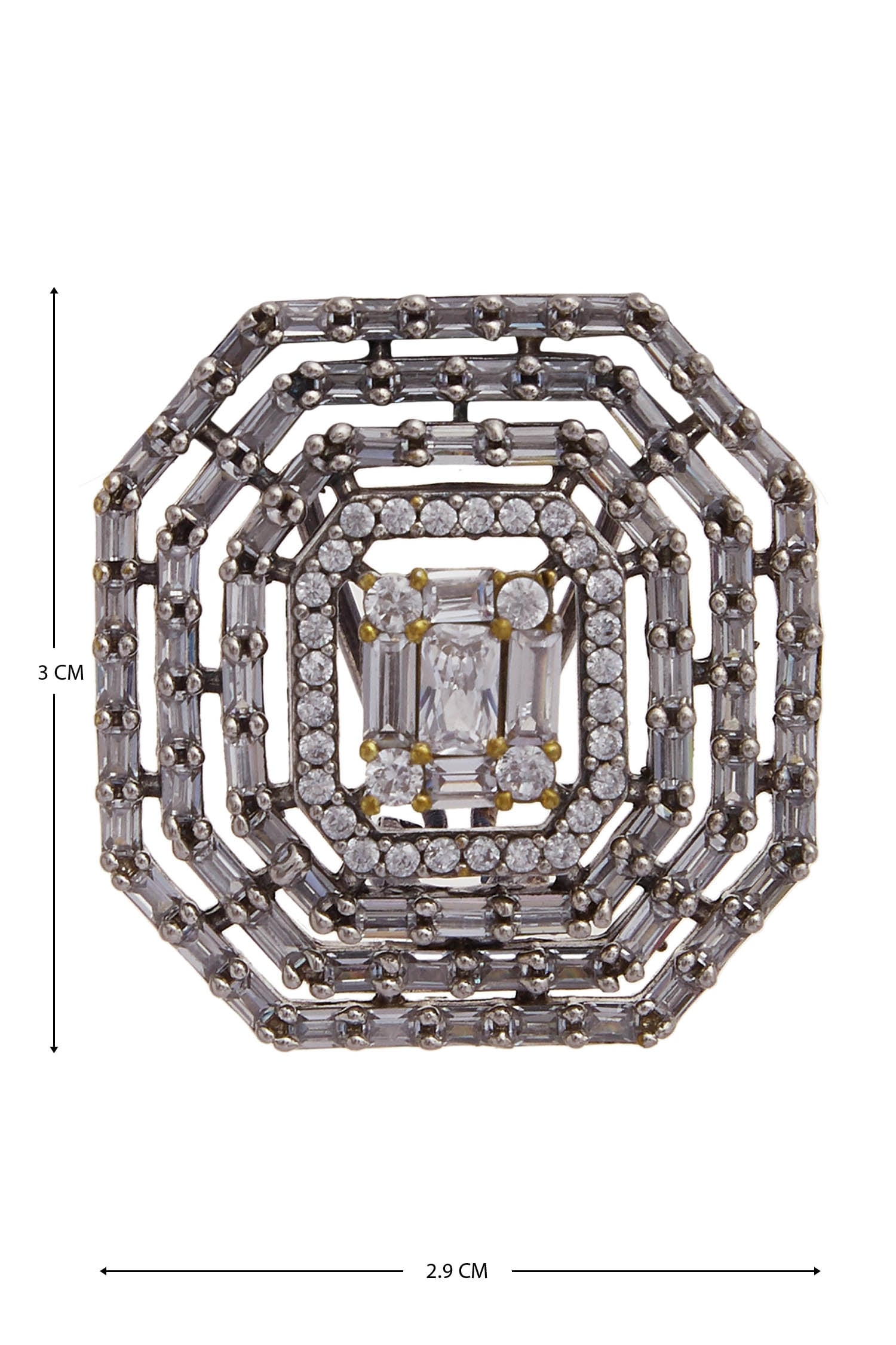 Geometric Crystal Studs 