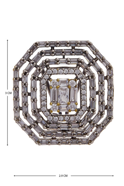 Geometric Crystal Studs 