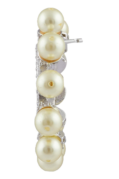 Stone Hoop Earrings 