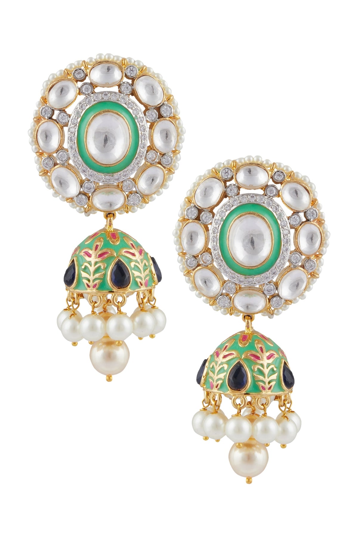 Meenakari Jhumkas 
