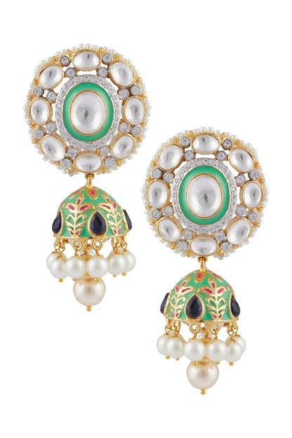 Meenakari Jhumkas 