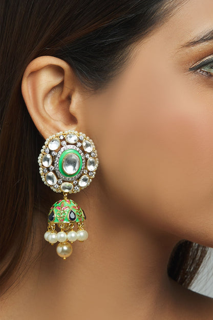 Meenakari Jhumkas 