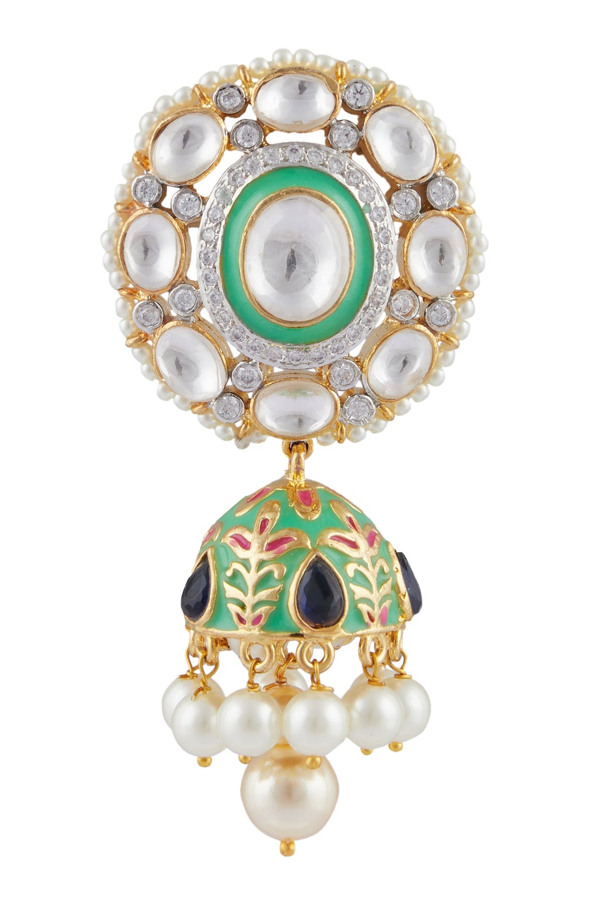 Meenakari Jhumkas 