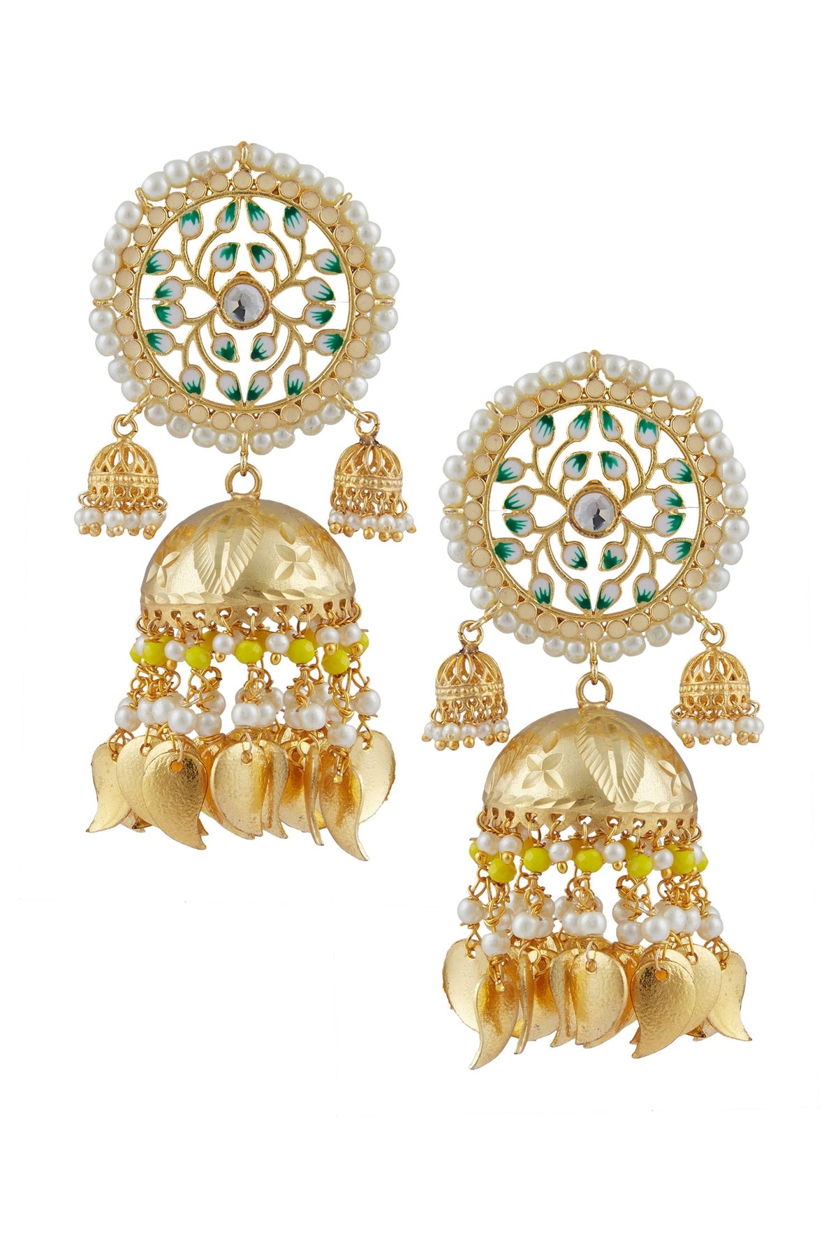 Meenakari Jhumkas 