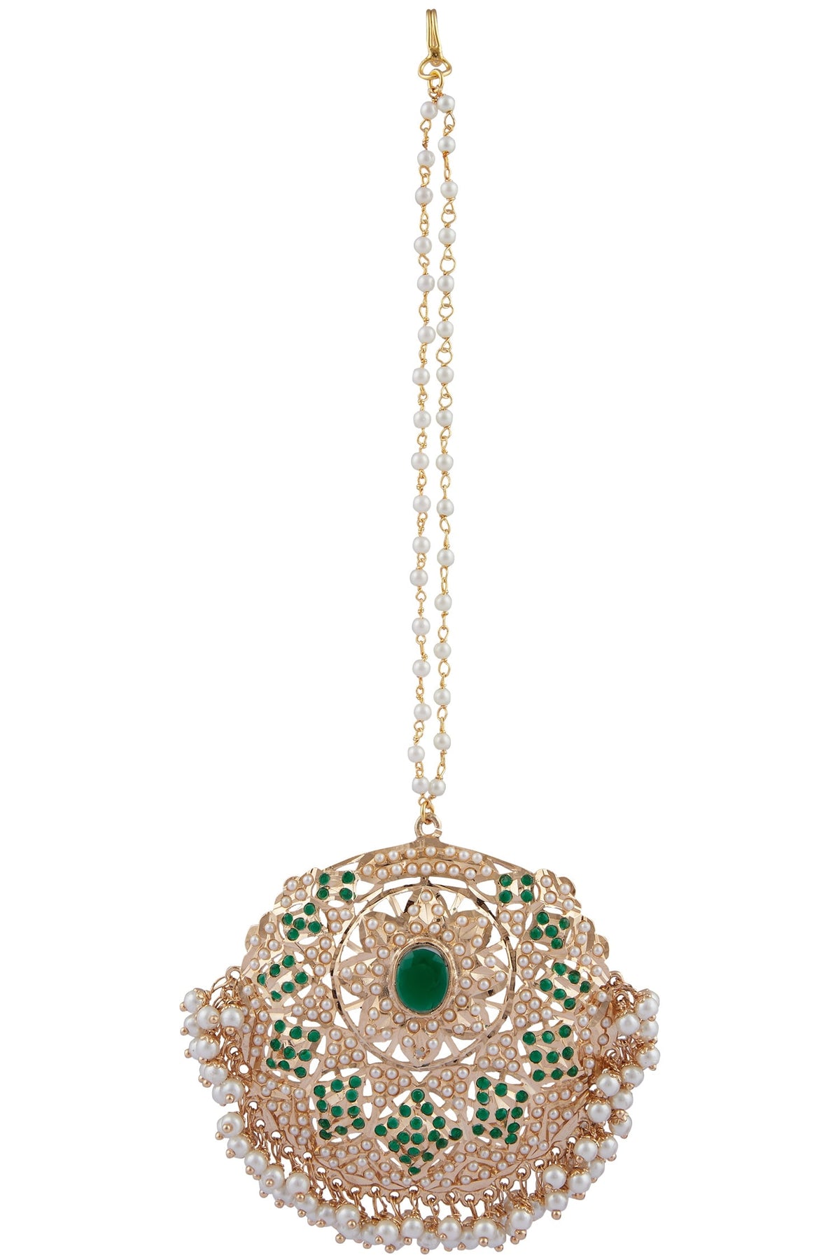 Bead Studded Maangtikka 