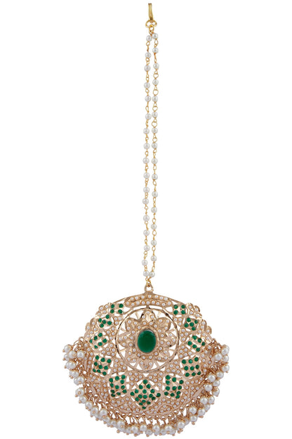 Bead Studded Maangtikka 