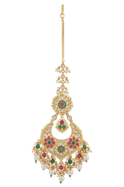 Stone Maangtikka Set 
