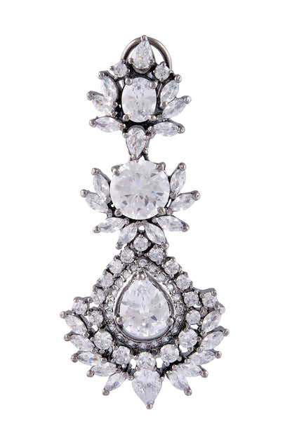 Kundan Crystal Dangle Earrings 