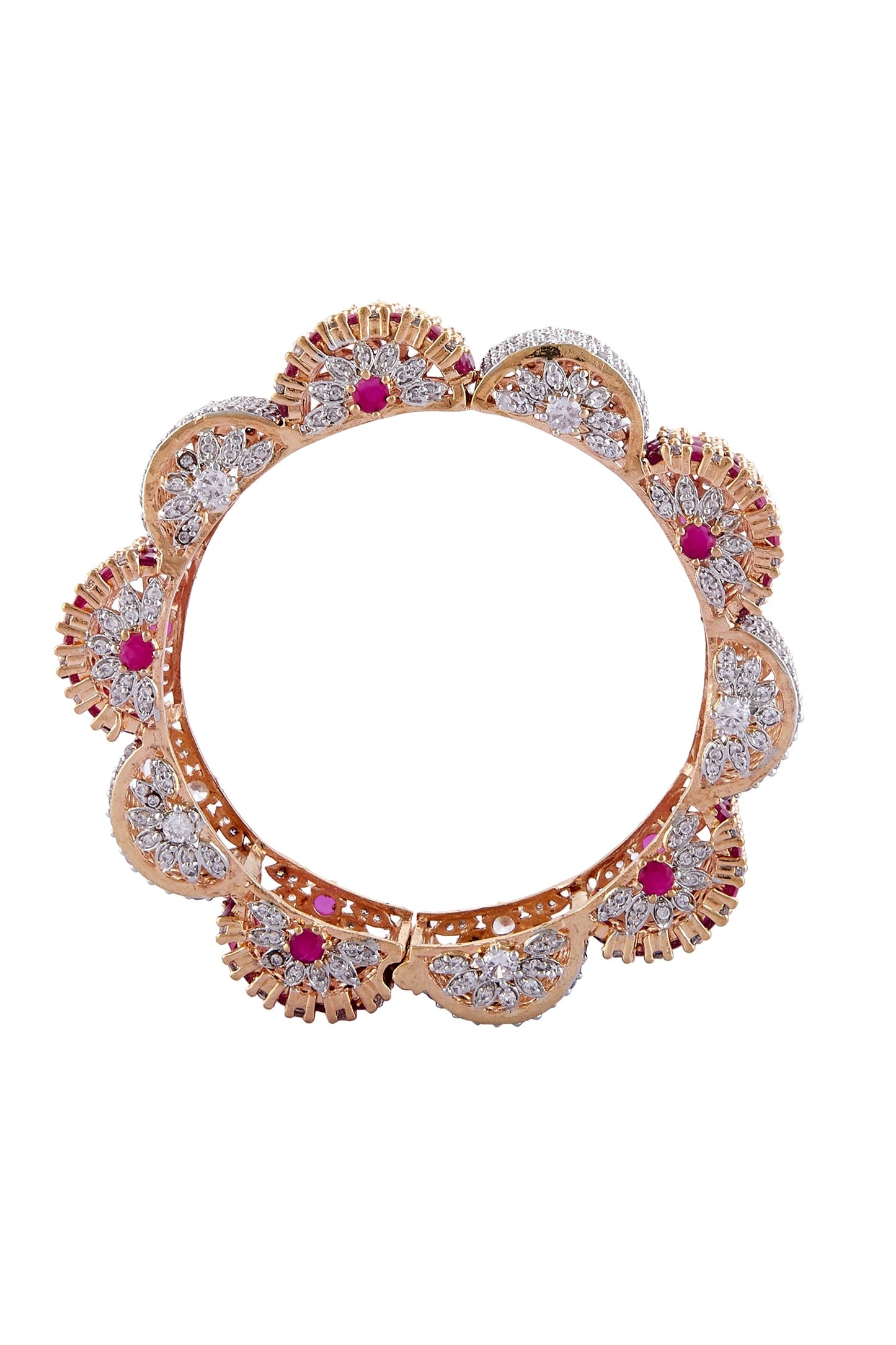Floral Shaped Bangle Single pc 