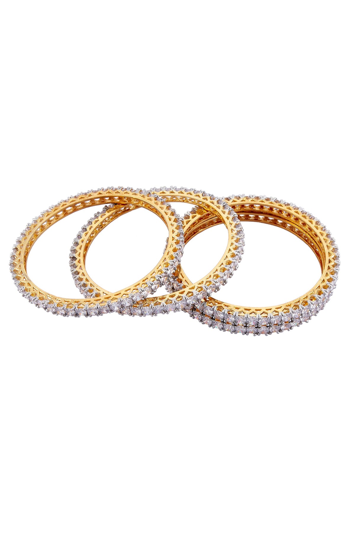 Crystal Bangles Set of 4 