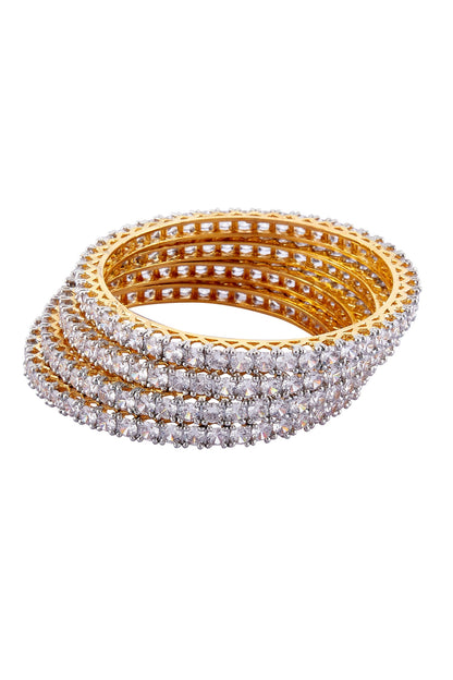 Crystal Bangles Set of 4 