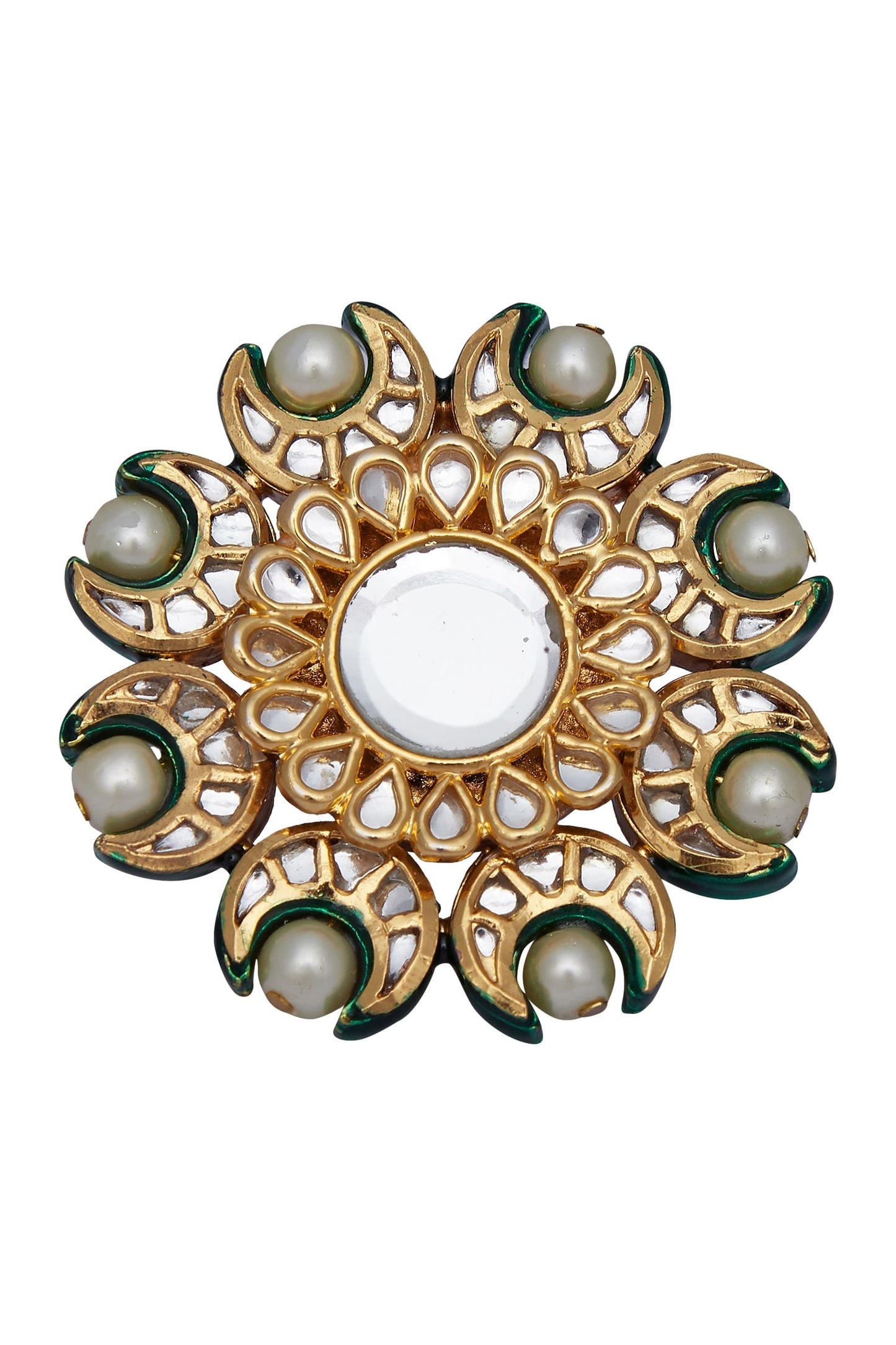Meenakari Oversized Cocktail Ring  