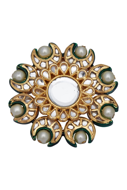 Meenakari Oversized Cocktail Ring  