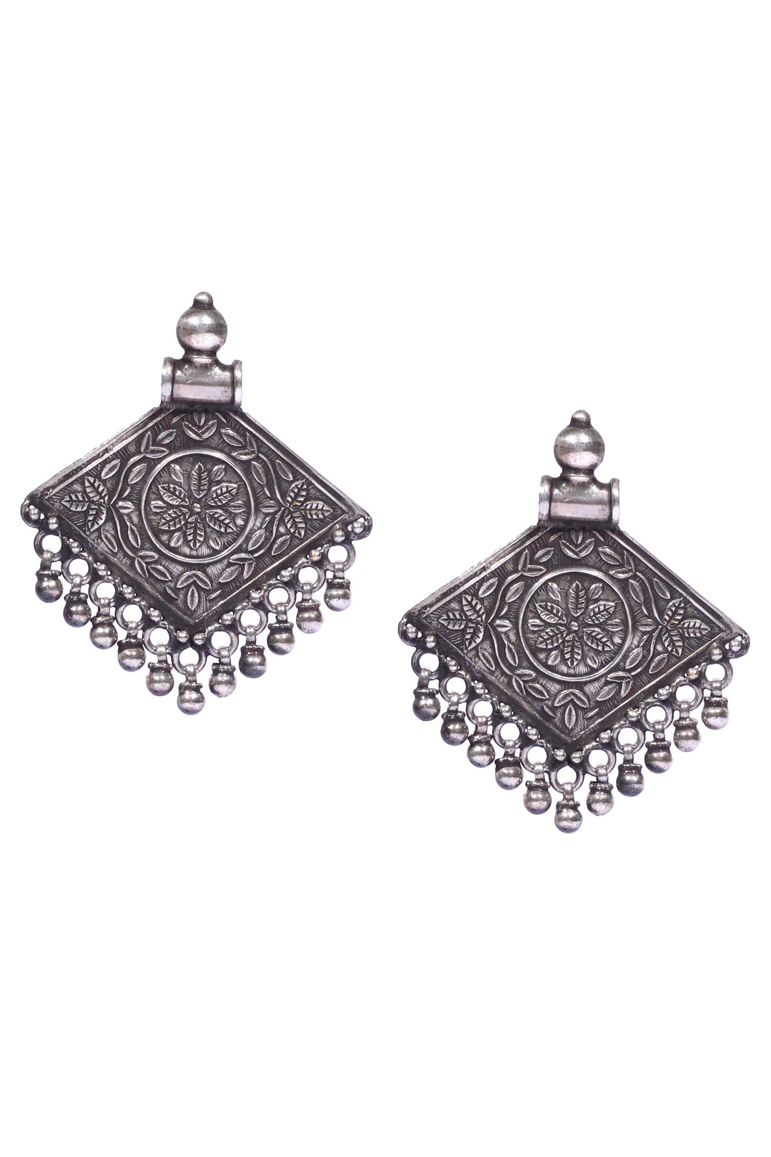 Kite Shaped Bead Earrings 