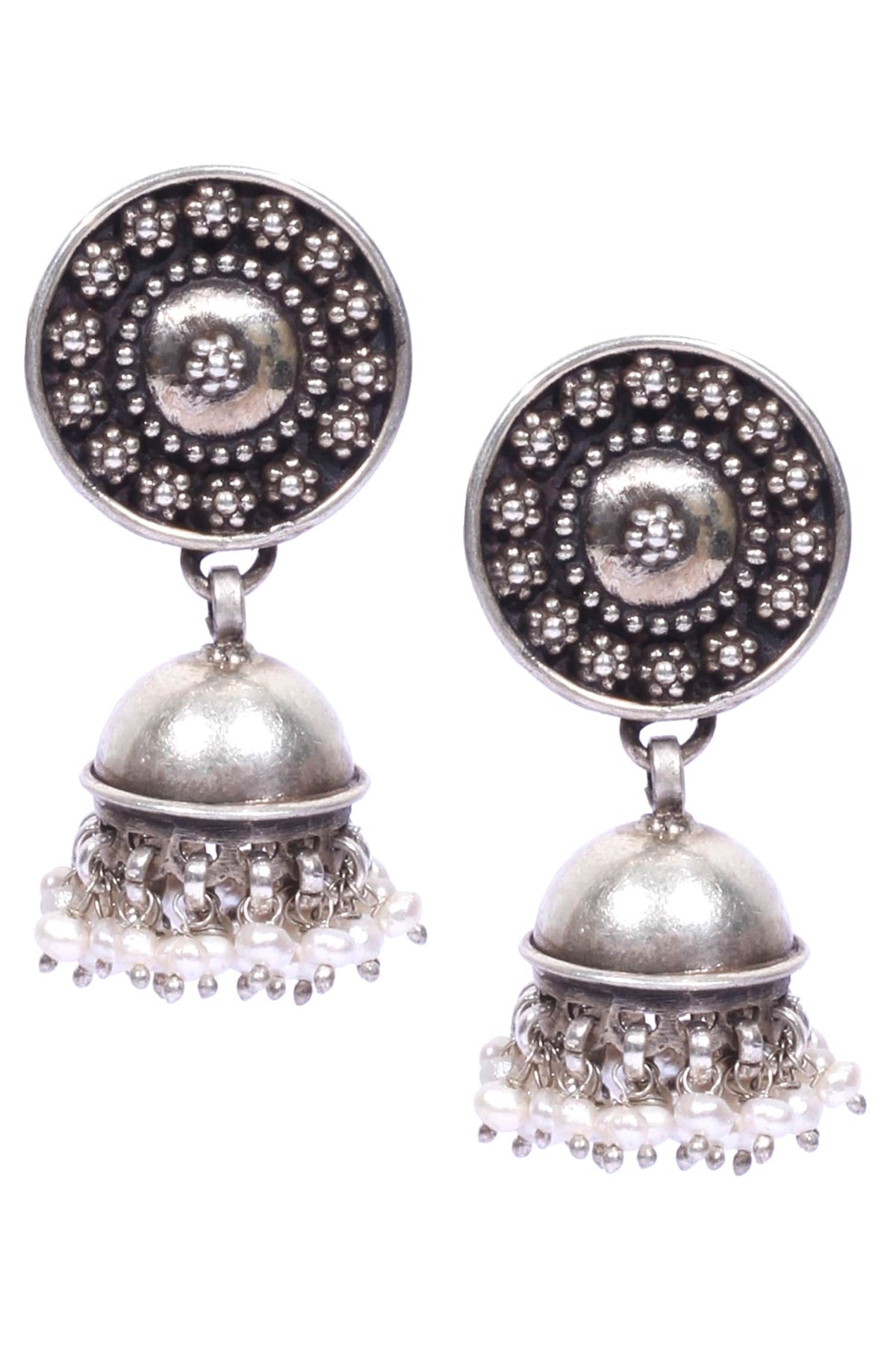 Jhumkas with snap closure 