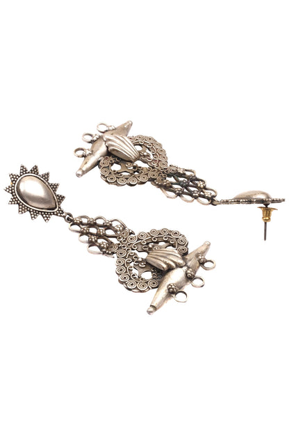Baroque Long Dangler Earrings 