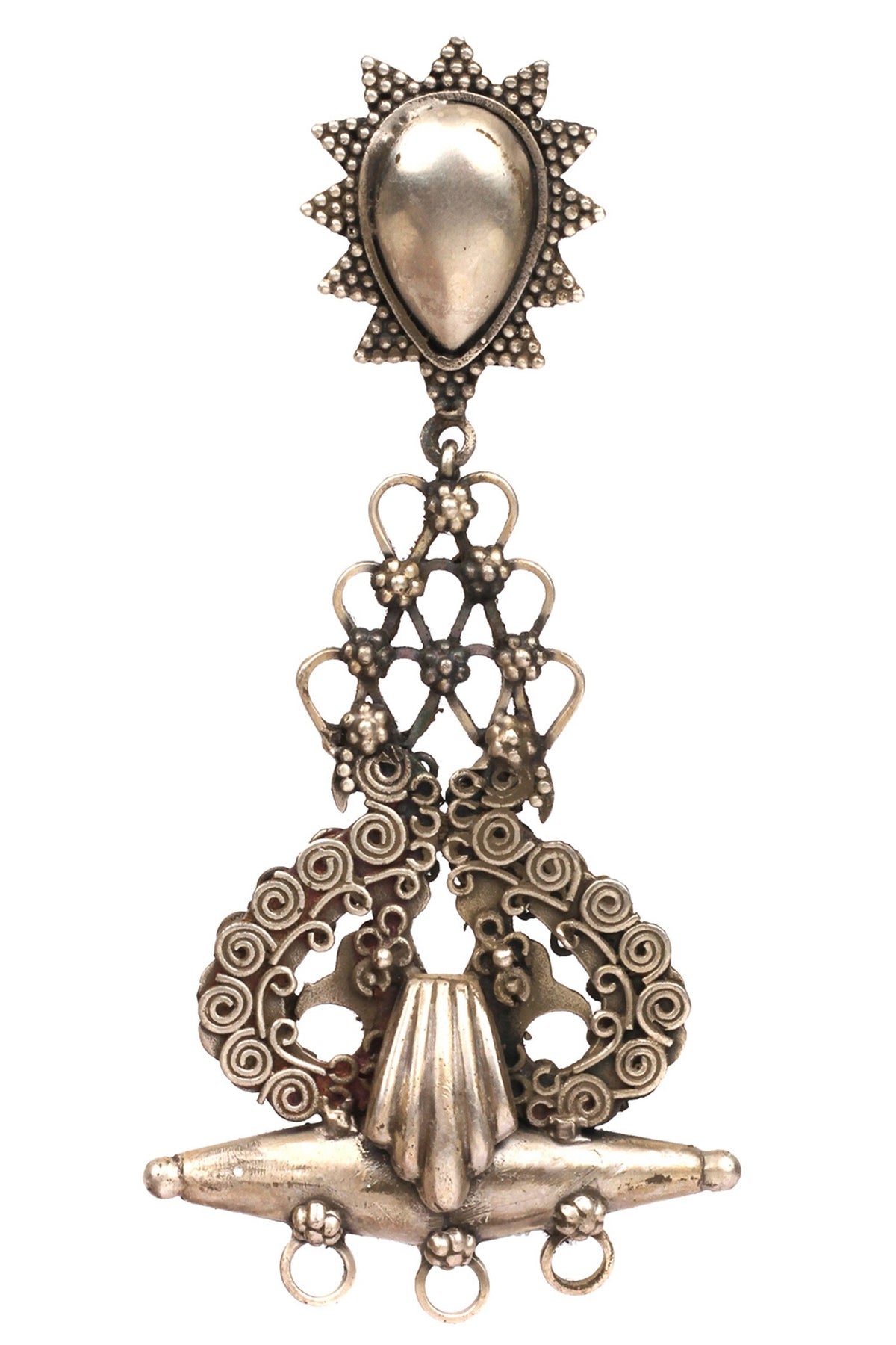 Baroque Long Dangler Earrings 