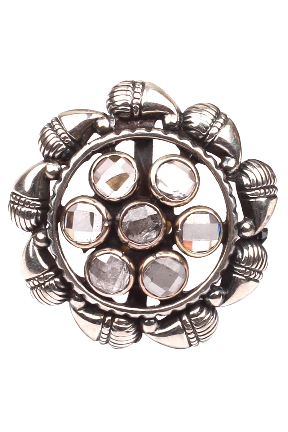 Baroque Kundan Stud Earrings 