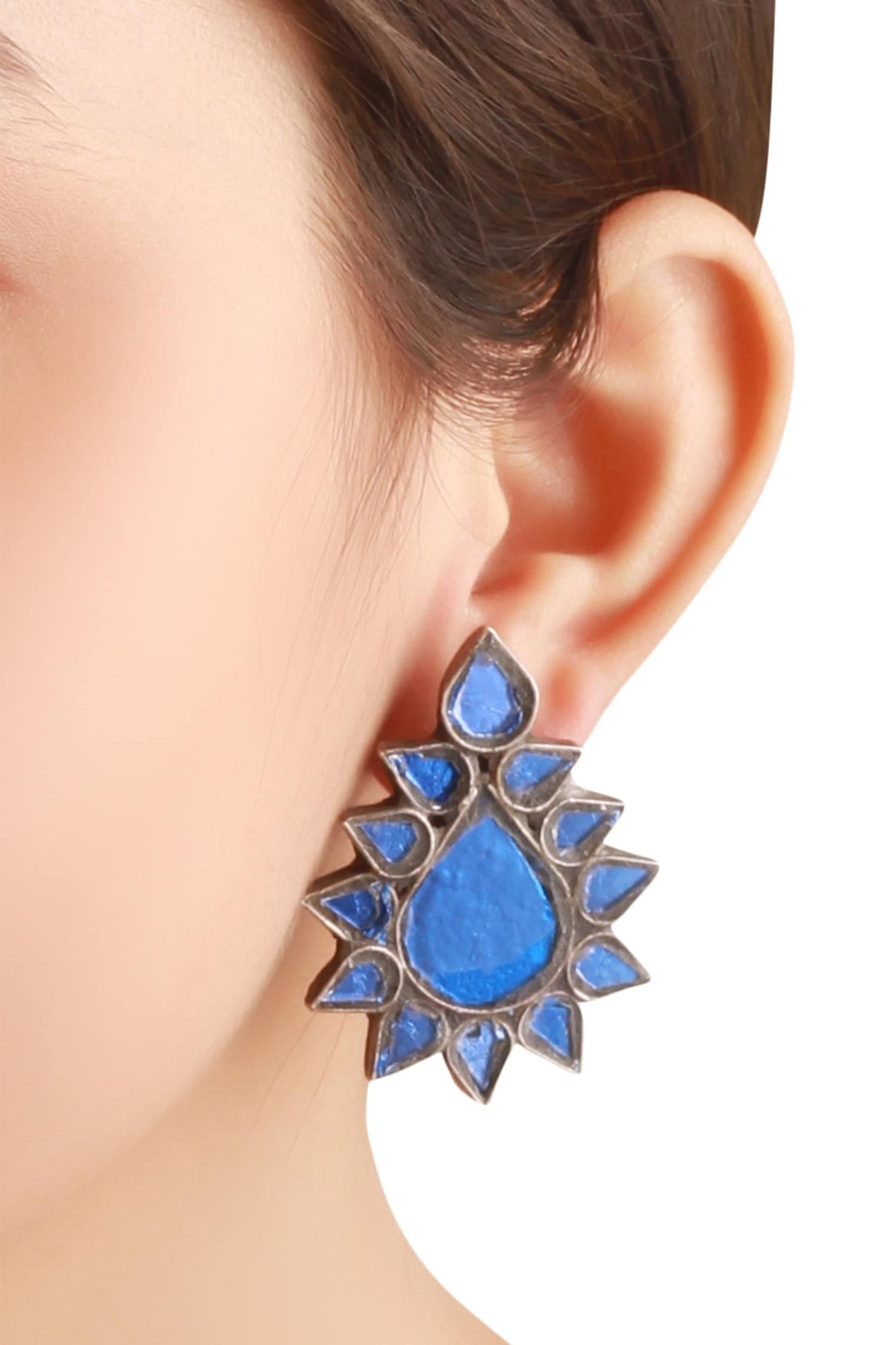 Drop Glass Earrings 