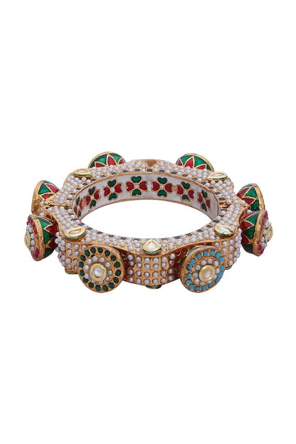 Handcrafted Meenakari Bangle set 
